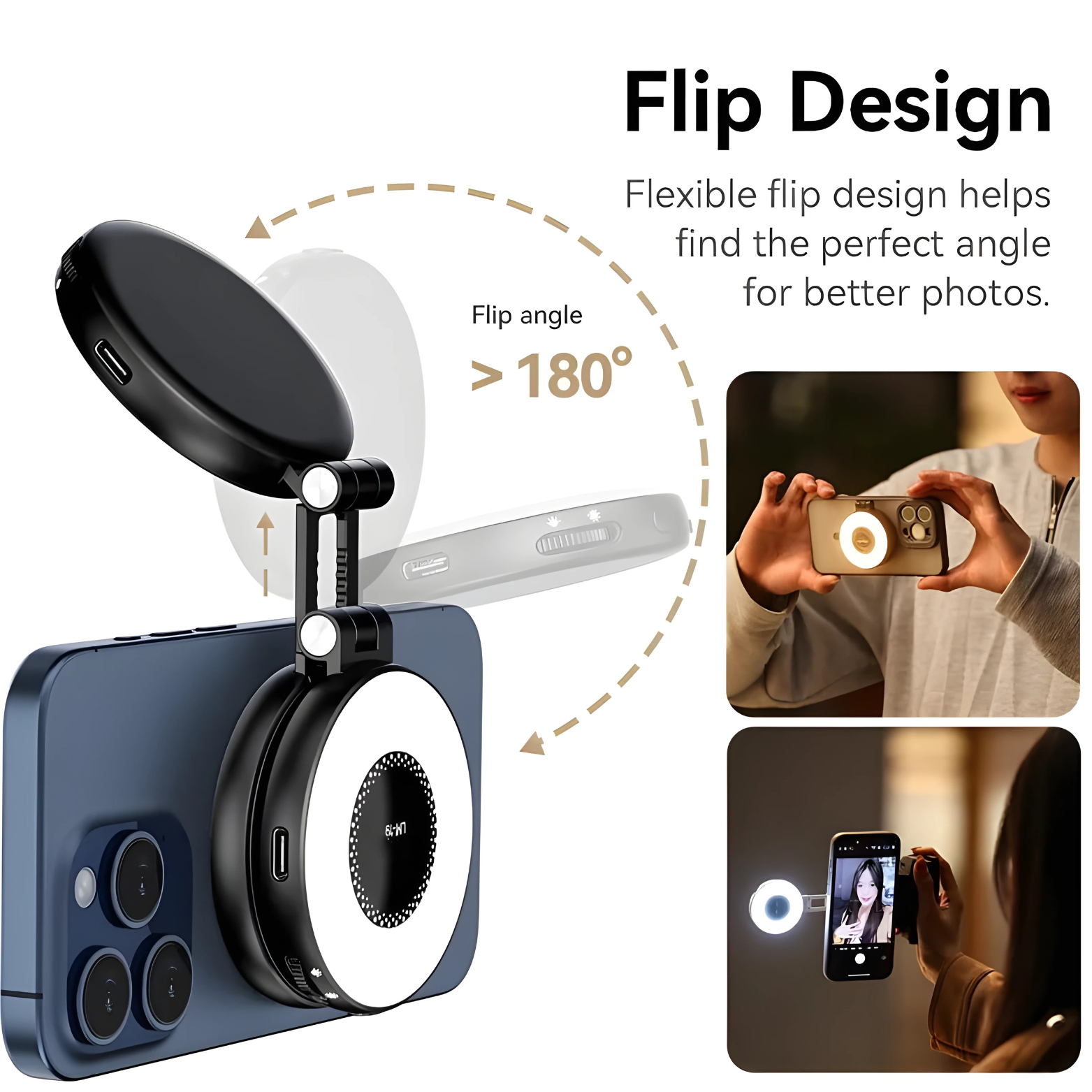 FlexMate MagSafe LED Selfie Ring Light