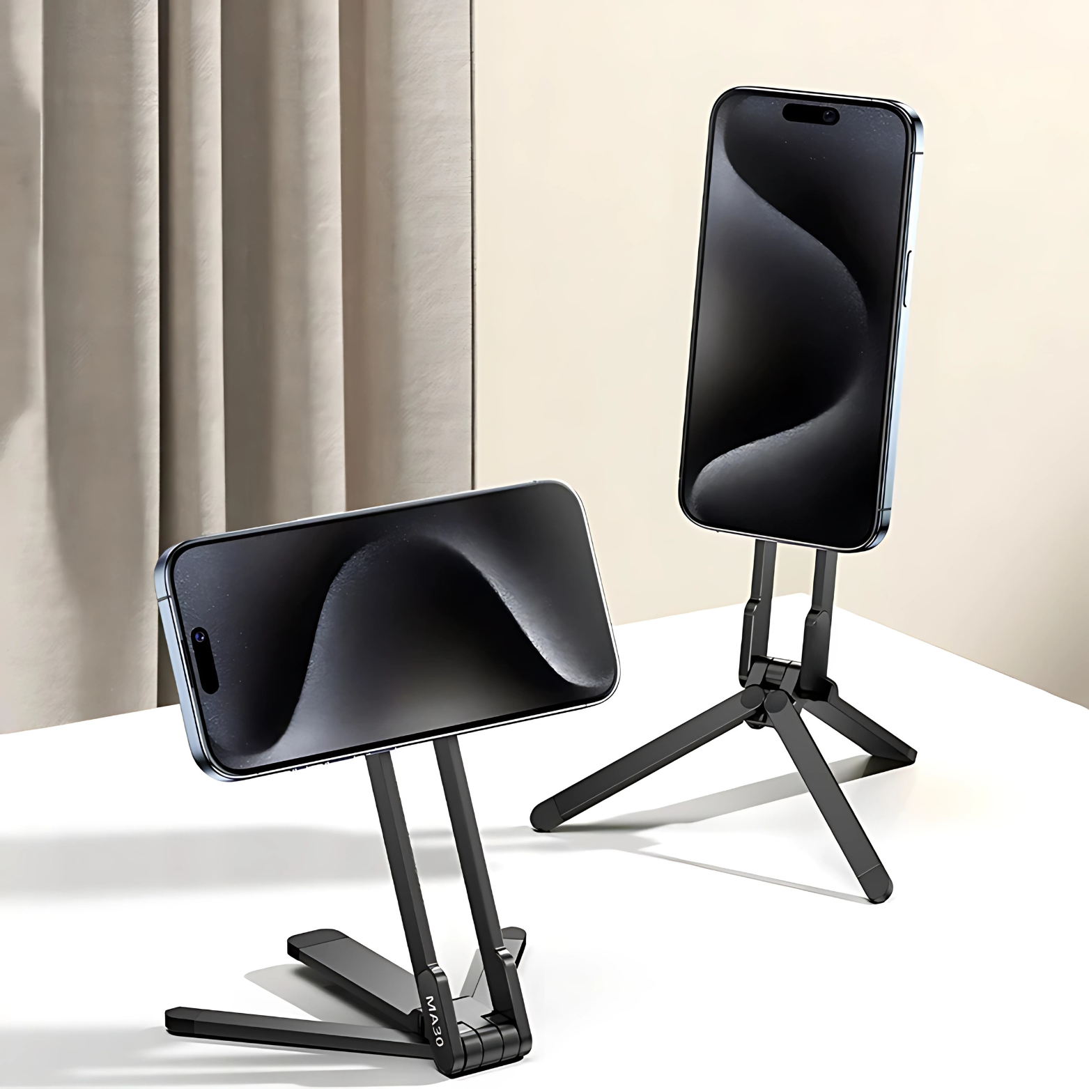 FlexMate Carabiner-Mounted Phone Tripod